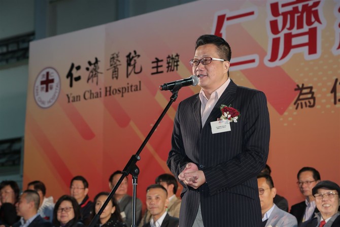 主礼嘉宾民政事务局副局长陈积志太平绅士於典礼上致辞