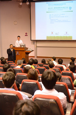 属校第二中学余大伟校长MH获邀到香港中文大学举办「绿色社群-赛马会减碳伙伴计划工作坊」分享校园环保经验